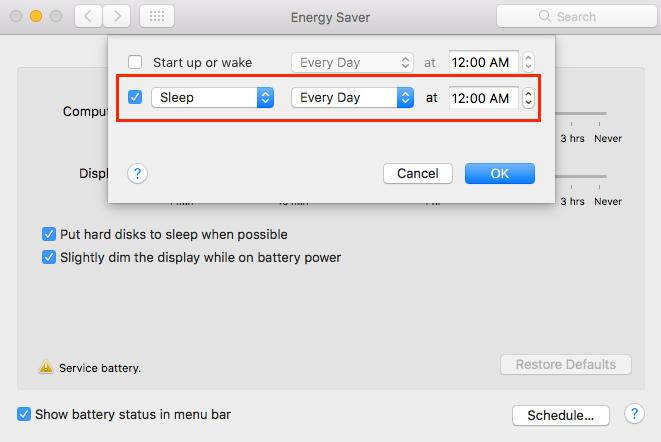 How to schedule automatic shutdown on macOS Picture 5