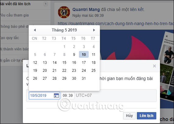 How to schedule posting on Facebook Group Picture 17