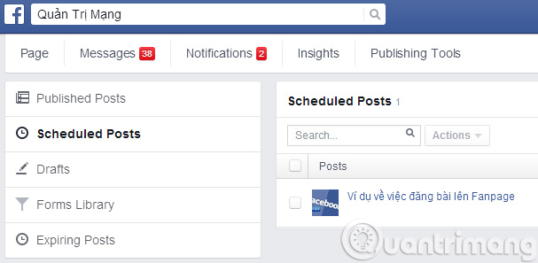 How to schedule posting to Fanpage on Facebook Picture 11