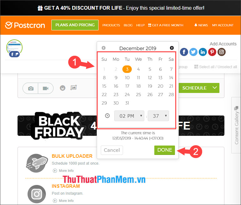 How to schedule posts on Facebook Fanpage Picture 12