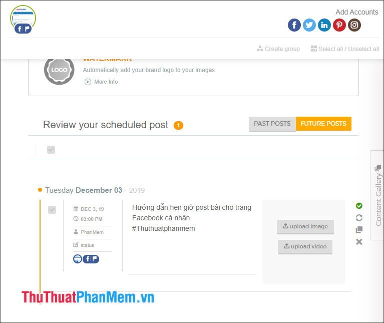 How to schedule posts on Facebook Fanpage Picture 13