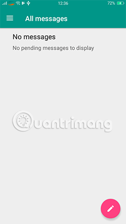 How to schedule sending messages, email, posting Facebook, Twitter for Android phones Picture 11