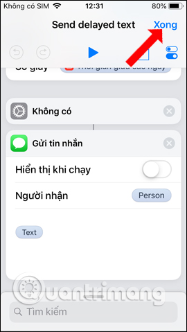 How to schedule sending messages on iPhone Picture 10