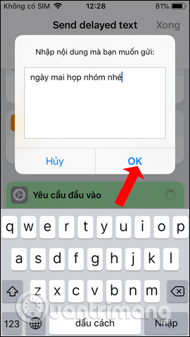 How to schedule sending messages on iPhone Picture 8