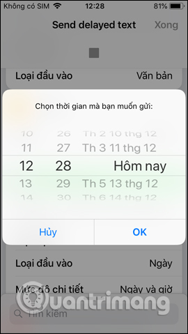 How to schedule sending messages on iPhone Picture 9