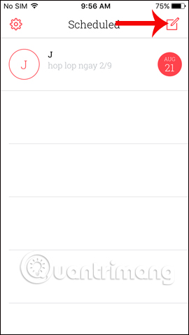 How to schedule sending messages on iPhone with Scheduled Picture 13