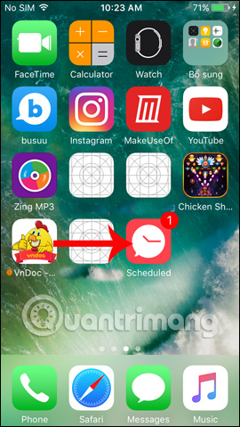 How to schedule sending messages on iPhone with Scheduled Picture 20