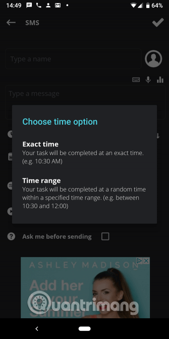 How to schedule sending SMS on Android Picture 3