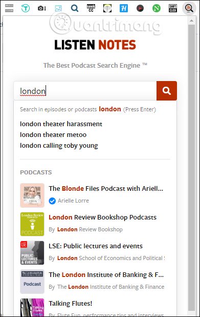 How to search for podcasts using Listen Notes Picture 7