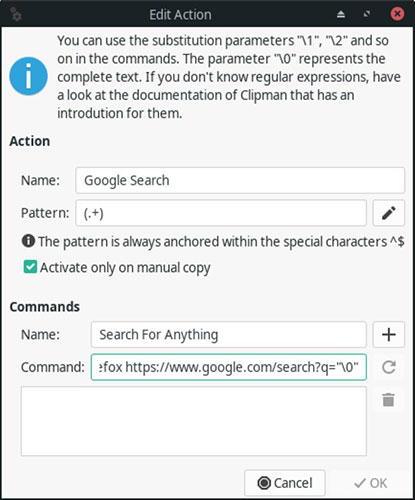 How to search Google everything with Clipman in Linux Picture 5
