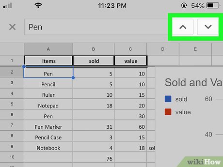 How to Search in Google Sheets on iPhone or iPad Picture 10