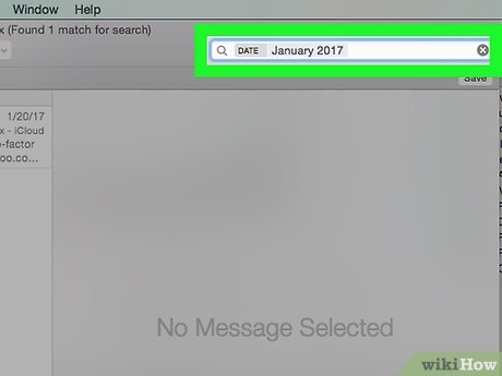 how to search in mac mail