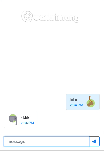 How to secretly chat in FileRoom.io Picture 3