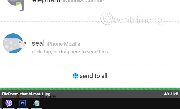 How to secretly chat in FileRoom.io Picture 5