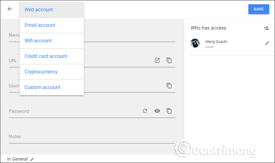 How to secure account information on Drive Password Picture 4