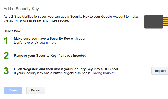 How to secure your accounts with U2F security key? Picture 3