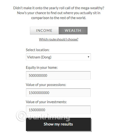 How to see how rich you are in the world Picture 7
