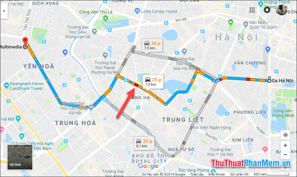 How to see traffic density on Google Maps Picture 8