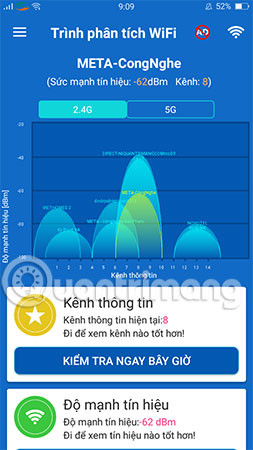 How to see whether the Wi-Fi network is strong or weak on Android Picture 2