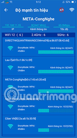 How to see whether the Wi-Fi network is strong or weak on Android Picture 6