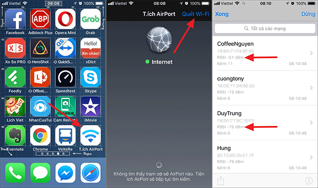 How to see which Wi-Fi network is the most powerful on the iPhone Picture 3