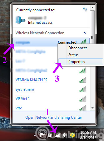 How to see Wifi password on Windows 7? Picture 1