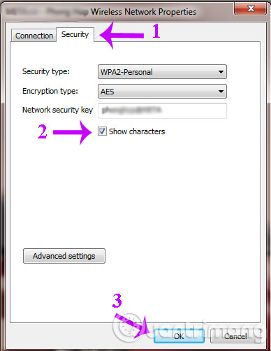 How to see Wifi password on Windows 7? Picture 6