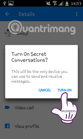 How to send a self-destruct and secret message on Facebook Messenger Picture 3