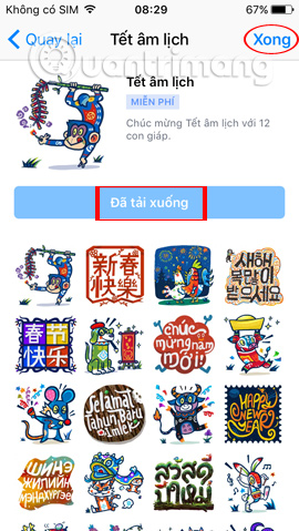 How to send a sticker to celebrate New Year of Dinh Dau on Facebook Messenger Picture 11