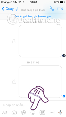 How to send a sticker to celebrate New Year of Dinh Dau on Facebook Messenger Picture 6