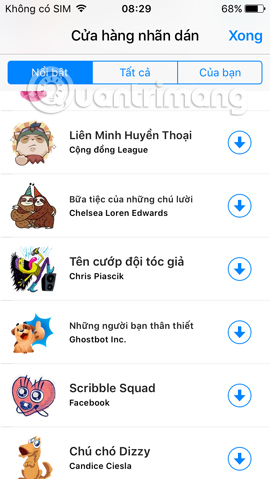 How to send a sticker to celebrate New Year of Dinh Dau on Facebook Messenger Picture 8