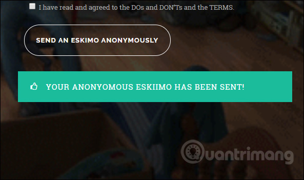 How to send an anonymous anonymous email on Eskiimo Picture 3