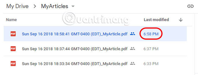 How to send an SMS to save the website to Google Drive Picture 13