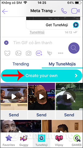 How to send audio animations on Viber Picture 10