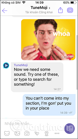 How to send audio animations on Viber Picture 13