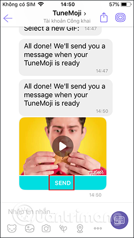 How to send audio animations on Viber Picture 17