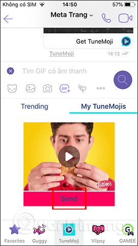 How to send audio animations on Viber Picture 19