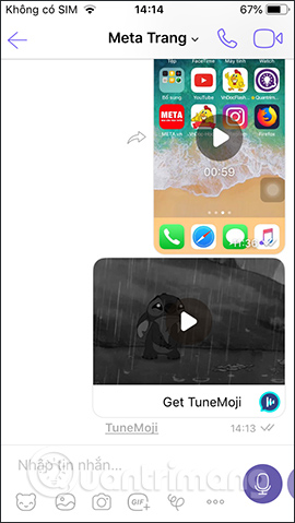 How to send audio animations on Viber Picture 5