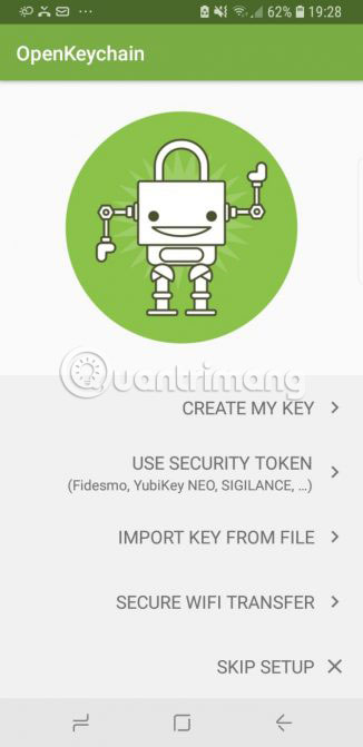 How to send encrypted email on Android using OpenKeychain Picture 1