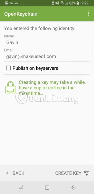How to send encrypted email on Android using OpenKeychain Picture 4