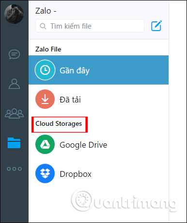 How to send files from Google Drive, Dropbox on Zalo PC Picture 15
