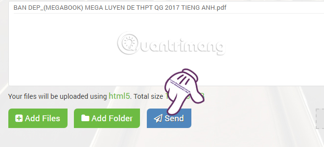 How to send large data with online Filemail Picture 3