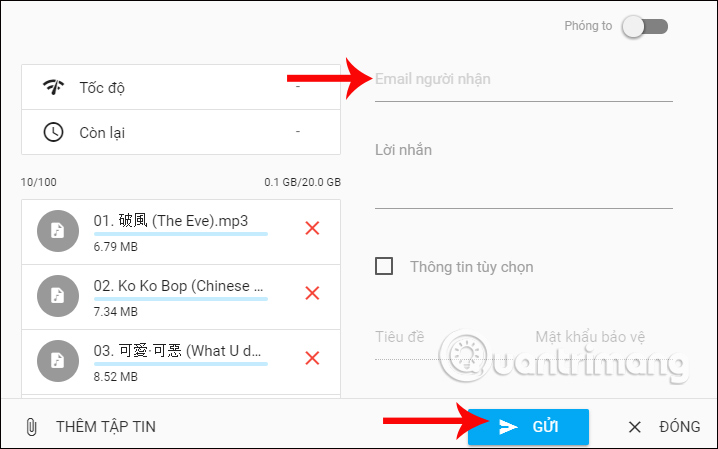 How to send large files up to 20GB completely free Picture 3