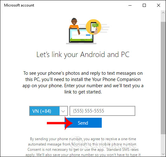 How to send messages from Android phones on PC Picture 14
