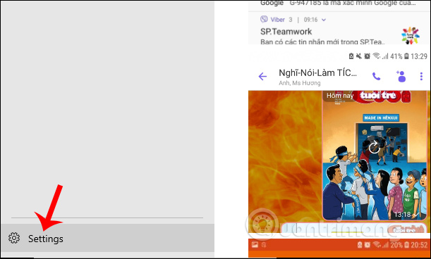 How to send messages from Android phones on PC Picture 26