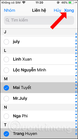 How to send messages to multiple contact numbers on iPhone Picture 14