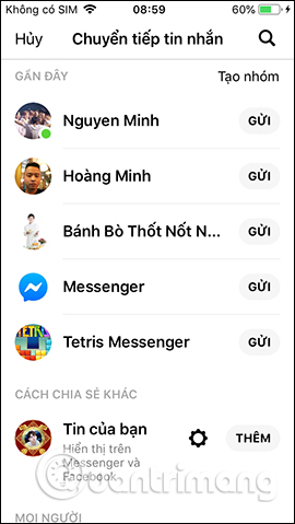 How to send Messenger messages to many people Picture 3