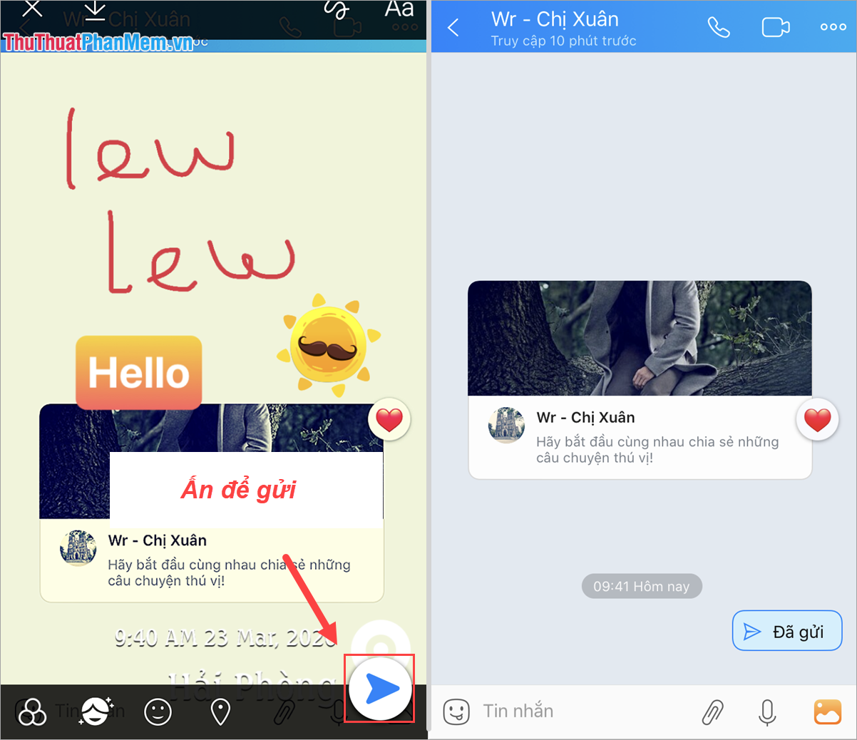 How to send secret messages, self-destruct on Zalo Picture 8