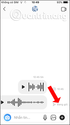How to send voice messages on Instagram Picture 8
