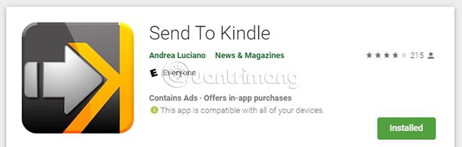 How to send web articles to Kindle from Android phones Picture 6